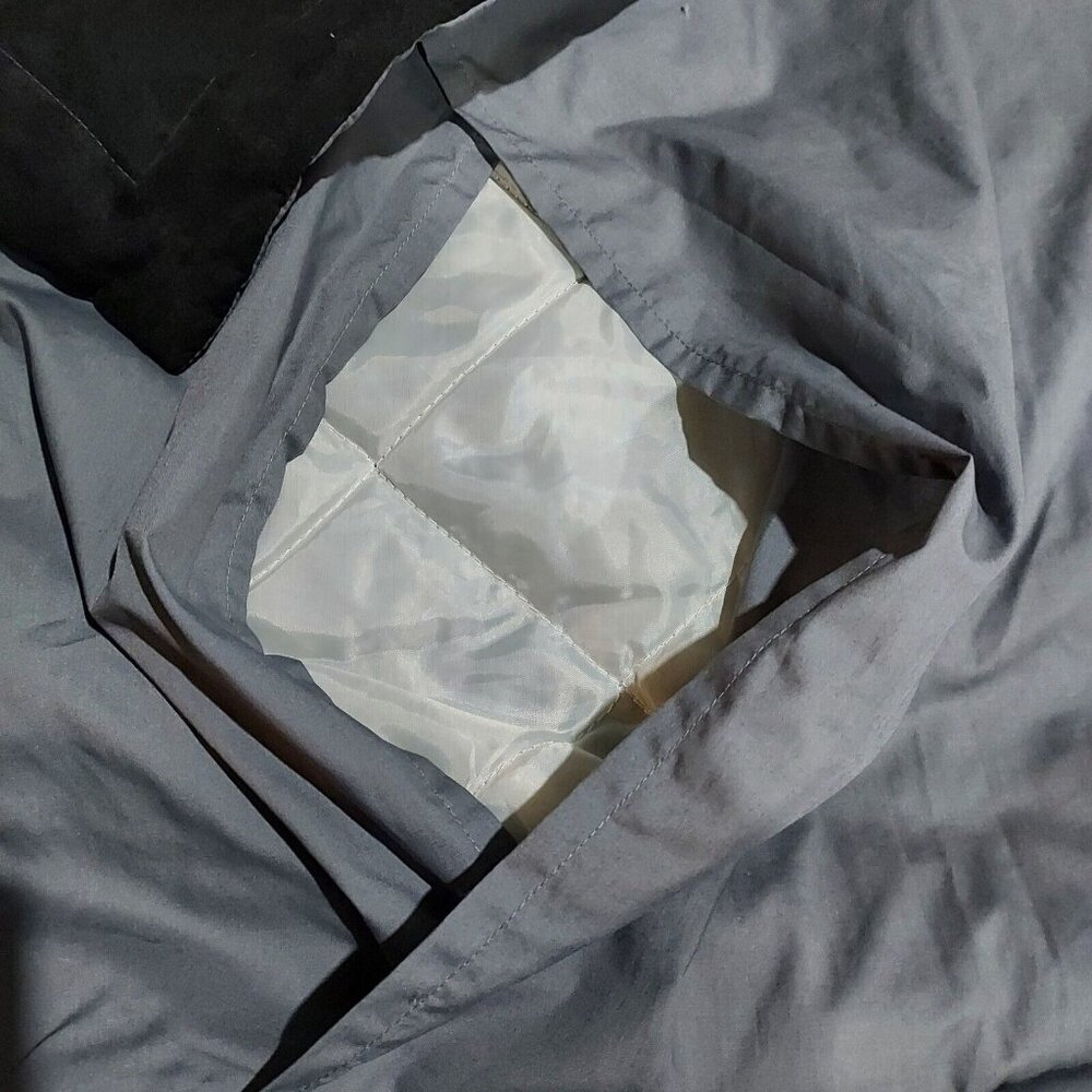 Martex Pillow Cover And Bed Skirt Gray 2 Piece Pillow Sham Set Stylish and Soft - Picture 7 of 16